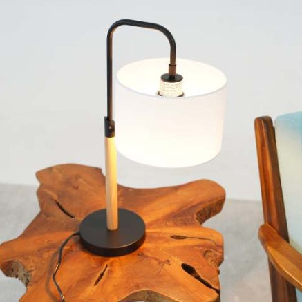 New Design Small Modern Stylish Desk Lamp In Stock In The United States,Easy To Install For Bedside Table Lamp, Night Light, Study Lamp, Arcus Paniz Simple Table Lamp With Cylinder Shade 110V